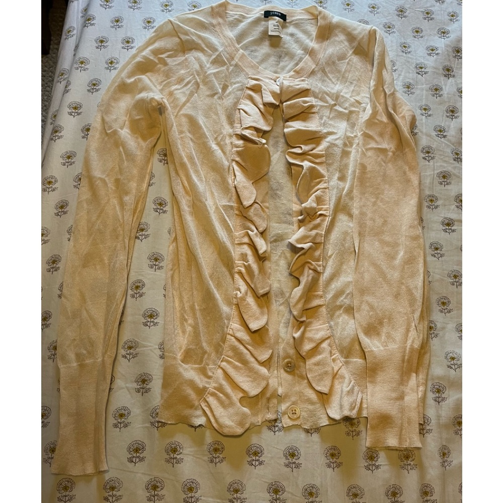 J. Crew Size XS Sheer Cardigan